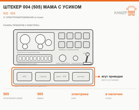 Штекер 004 (505) мама с усиком