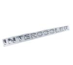 Наклейка объемная INTERCOOLER (2х24 см.) белый - фото с других ракурсов