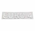 Наклейка объемная euro 4 (белая)
