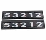Табличка кабины 53212, каталожный номер 53212-8212074