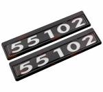 Табличка кабины 55102, каталожный номер 55102-8212074