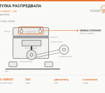 Втулка распредвала, каталожный номер 740-1006037