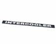 Наклейка объемная intercooler (2х24 см.) черный