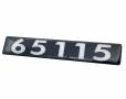 Наклейка объемная Модификация "65115" (4х25 см)