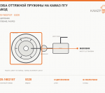 Скоба оттяжной пружины на КАМАЗ ПГУ завод, каталожный номер 5320-1602157