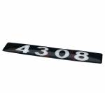 Наклейка объемная Модификация "4308" (4х25 см)
