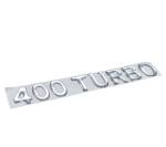 Наклейка объемная 400 turbo (5,5х27 см) белый