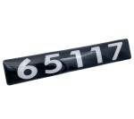 Наклейка объемная Модификация "65117" (4х25 см)