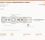 Крышка стакана подшипников на КАМАЗ, каталожный номер 5320-2402051