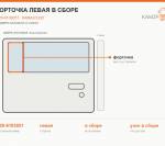 Форточка левая в сборе - фото с других ракурсов