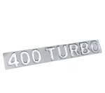 Наклейка объемная 400 turbo (5,5х27 см) белый