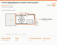 Труба подводящая на КАМАЗ треугольная, каталожный номер 5320-1303152