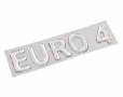 Наклейка объемная euro 4 (белая)