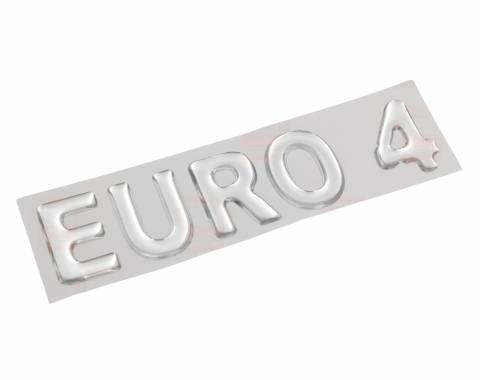 Наклейка объемная euro 4 (белая)