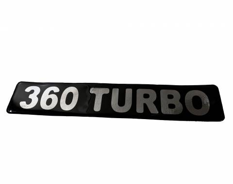 Наклейка объемная 360 turbo (5,5х27 см)