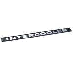 Наклейка объемная intercooler (2х24 см.) черный