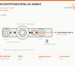 Маслоотражатель на КАМАЗ, каталожный номер 5320-2402041