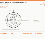 Прижим заднего колесана на КАМАЗ завод, каталожный номер 5320-3101045