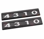 Табличка кабины 4310, каталожный номер 4310-8212074