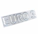 Наклейка объемная euro 3 (белая)