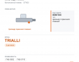 Цилиндр тормозной главный для ГАЗель а/м газ 3110, 3302 с датчиком trialli, каталожный номер CF002
