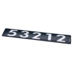 Наклейка объемная Модификация "53212" (4х25 см)