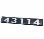 Наклейка объемная Модификация "43114" (4х25 см)