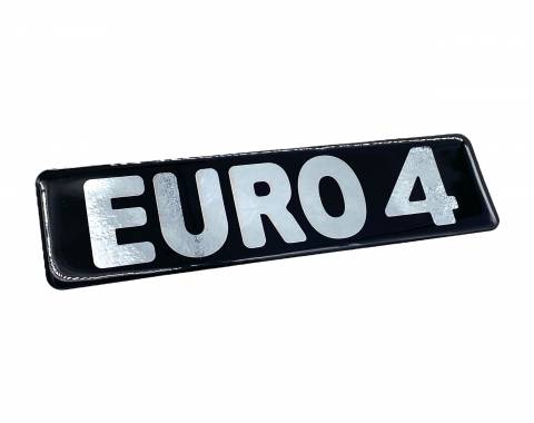 Наклейка объемная euro 4 (5,5х20 см)