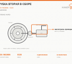 Трубка вторая в сборе, каталожный номер 5320-1602606