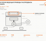 Шестерня ведущая привода распредвала в сборе, каталожный номер 7406-1029115