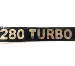 Наклейка объемная 280 turbo (5,5х27 см)