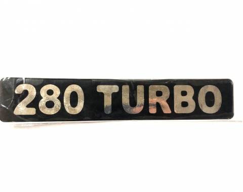Наклейка объемная 280 turbo (5,5х27 см)