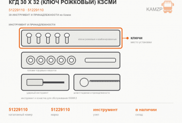 КГД 30 х 32 (ключ рожковый) КЗСМИ фото