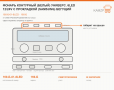 Фонарь контурный (белый) универс. 6led 12/24v с прокладкой (samsung) бегущий, каталожный номер 160-Б-01-6LED