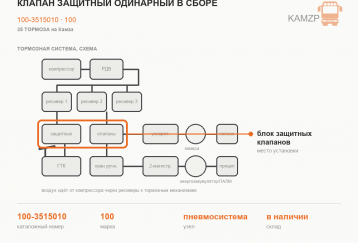 Клапан защитный одинарный в сборе фото