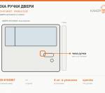 Чека ручки двери - фото с других ракурсов