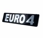 Наклейка объемная euro 4 (5,5х20 см)