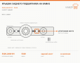 Крышка заднего подшипника на КАМАЗ, каталожный номер 5320-2402181