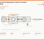 Шестерня ведущая в сборе на КАМАЗ завод, каталожный номер 5320-2402017