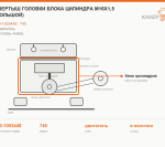 Ввертыш головки блока цилиндра М16х1,5 (большой), каталожный номер 740-1003448